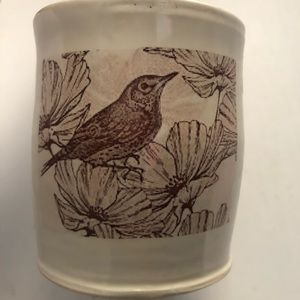 Bird ceramic cup